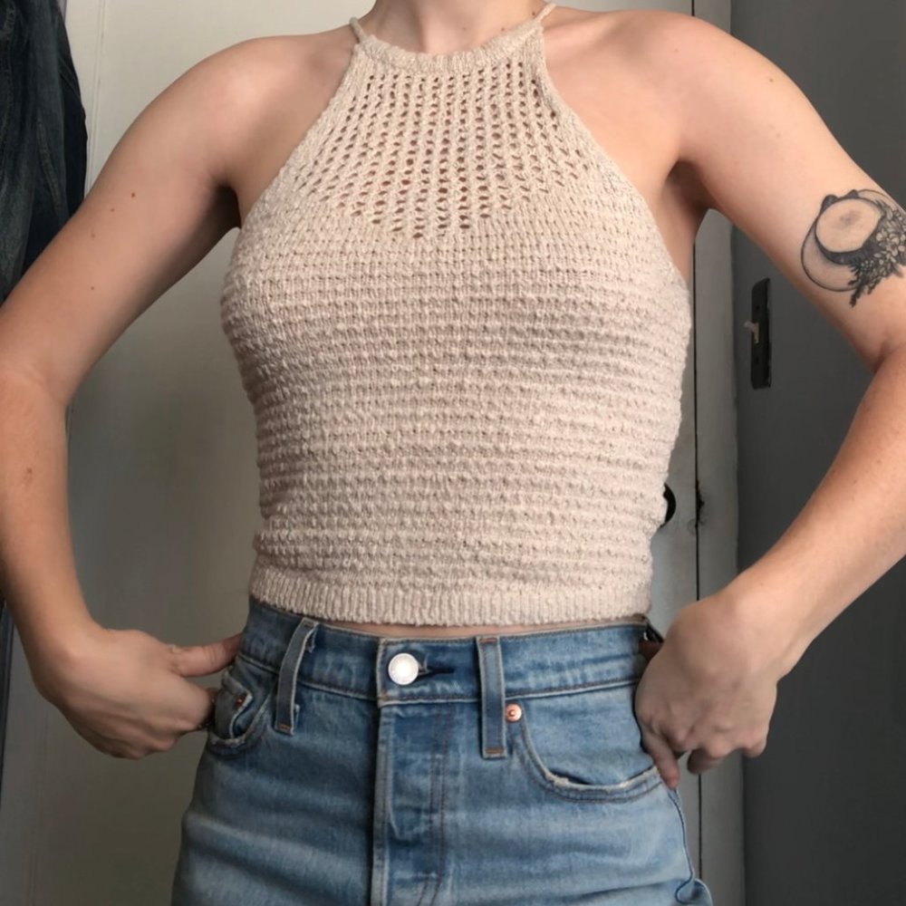 Boho Knit Halter- top